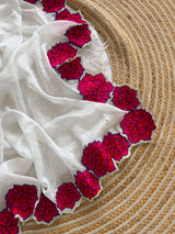 Space silk crushed silk
