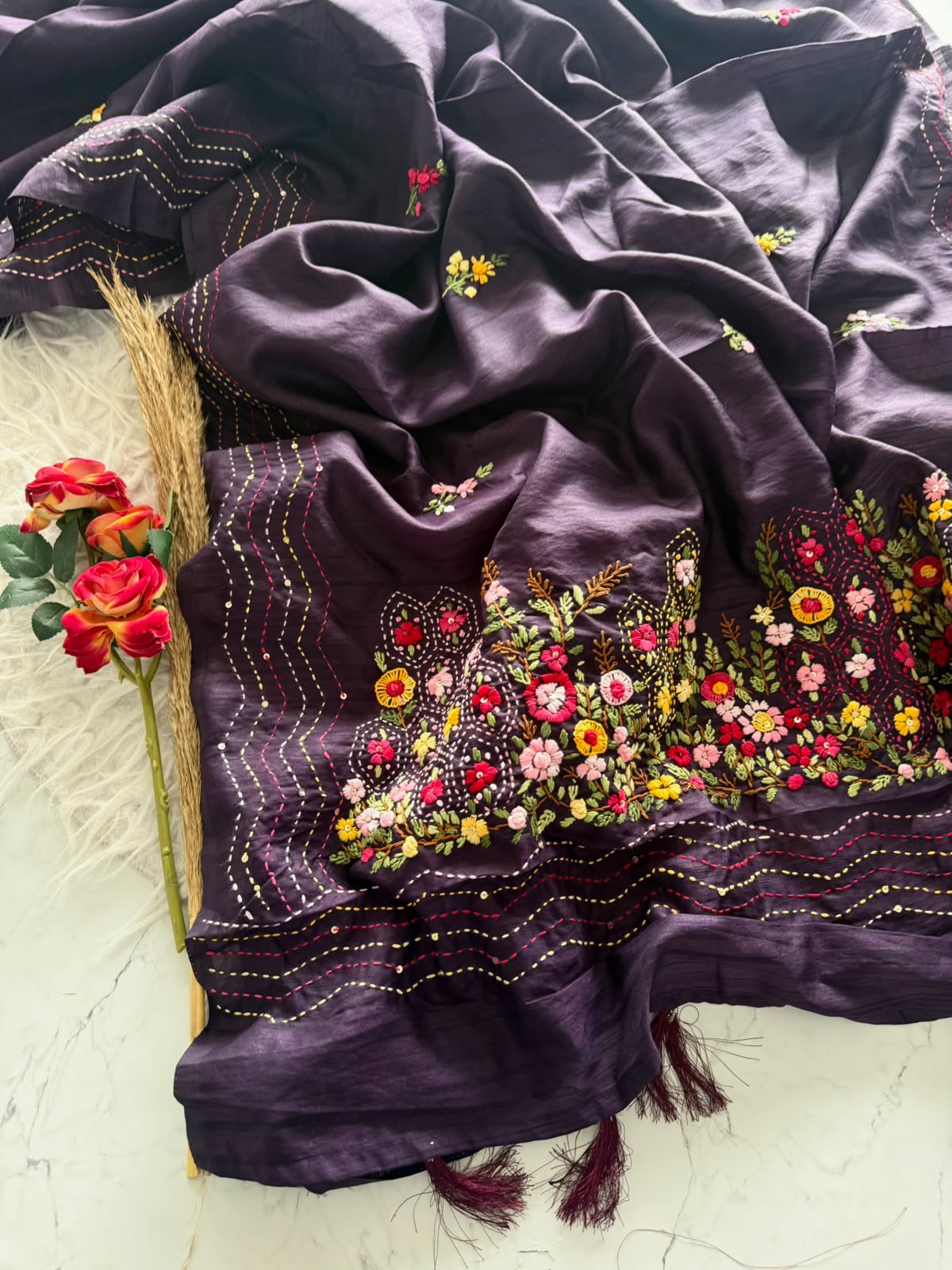 Tussar Silk Saree