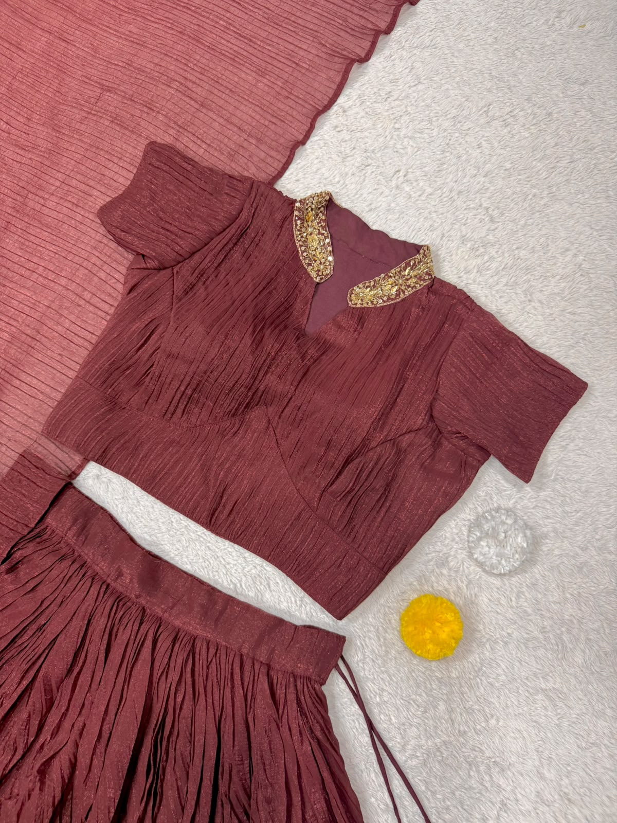 Crunchy Silk lehenga