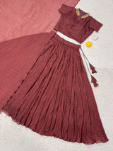 Crunchy Silk lehenga