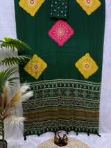 Japan Satin Saree with Real Mirror Work