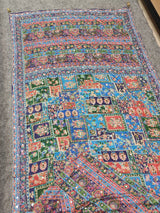 Laya Mam Inspired Chinon Soft Mirror Saree