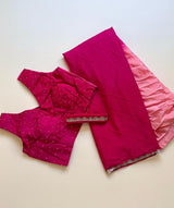 1 Minute Saree - Soft Pedding Chinon with Zardoshi Border