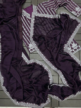 1 Minute Saree - Blooming Rangoli
