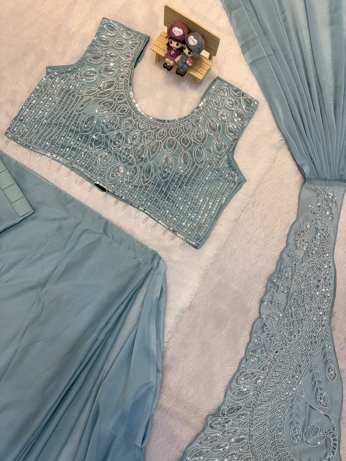 1 Minute Ready To Wear Saree - Rangoli Silk