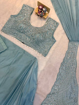 1 Minute Ready To Wear Saree - Rangoli Silk