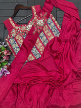 1 Minute Saree - Heavy Crep