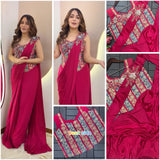 1 Minute Saree - Heavy Crep