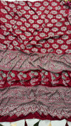 AJRAKH MIRROR sareeWith 3000 mirror all over saree