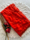 Georgette Handwork saree with beads work all over saree