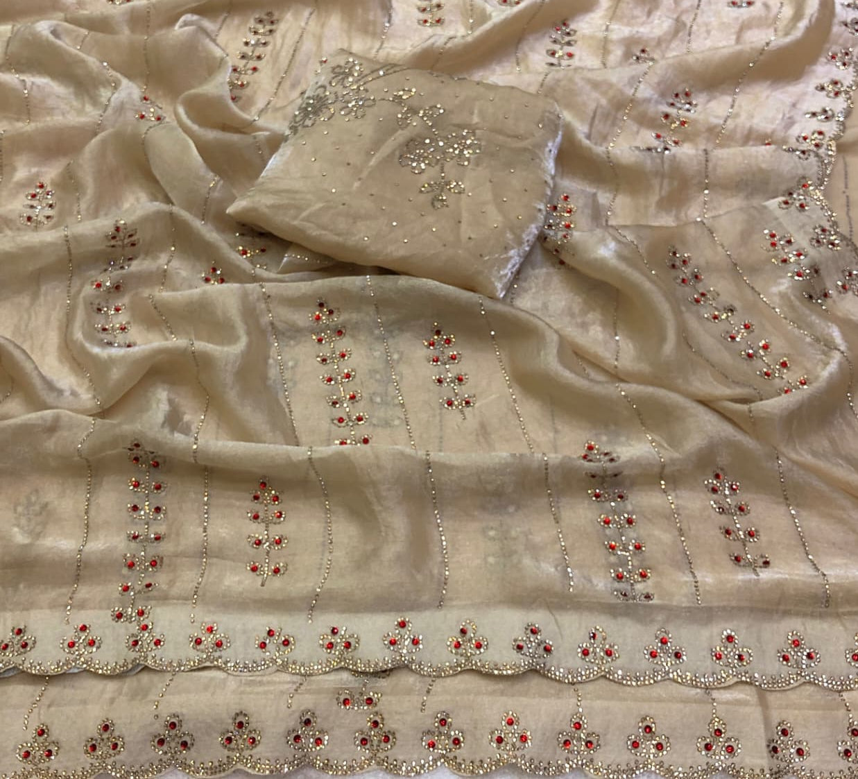 Space silk premium Jharkhan work