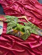 Soft viscose tissue saree