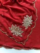 Ranggoli Crush handwork saree