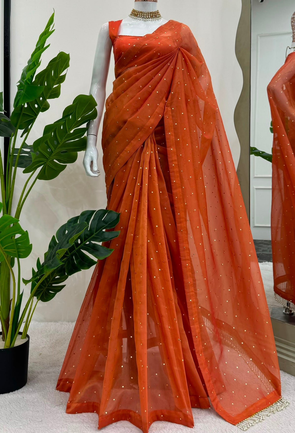 Shimeer Tissue silk saree