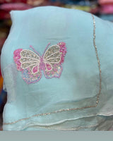 Chiffon Maggam saree