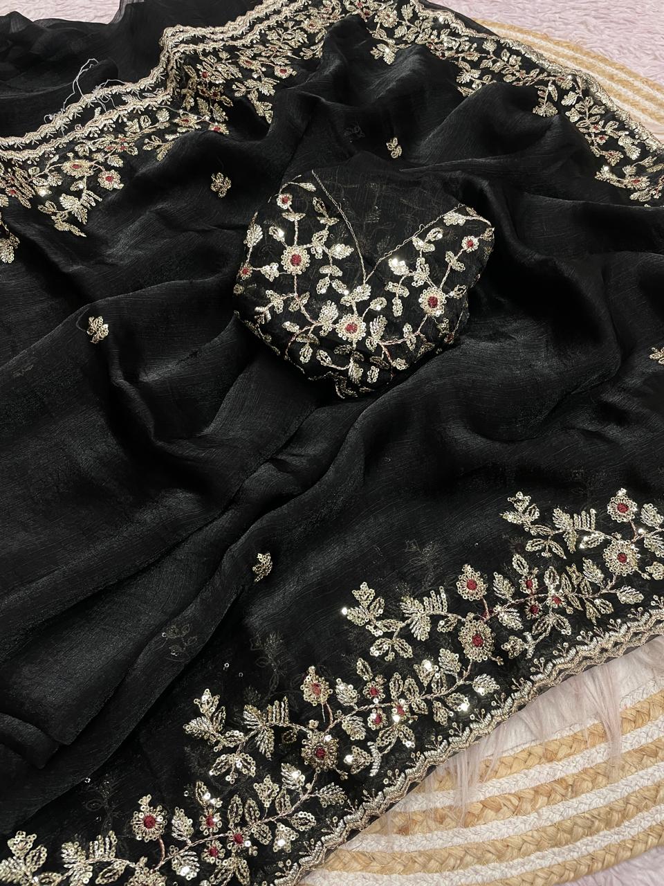 Space silk Chiffon Dual ton