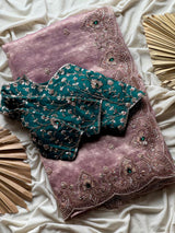 Premium heavy handwork saree