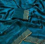 Space silk saree