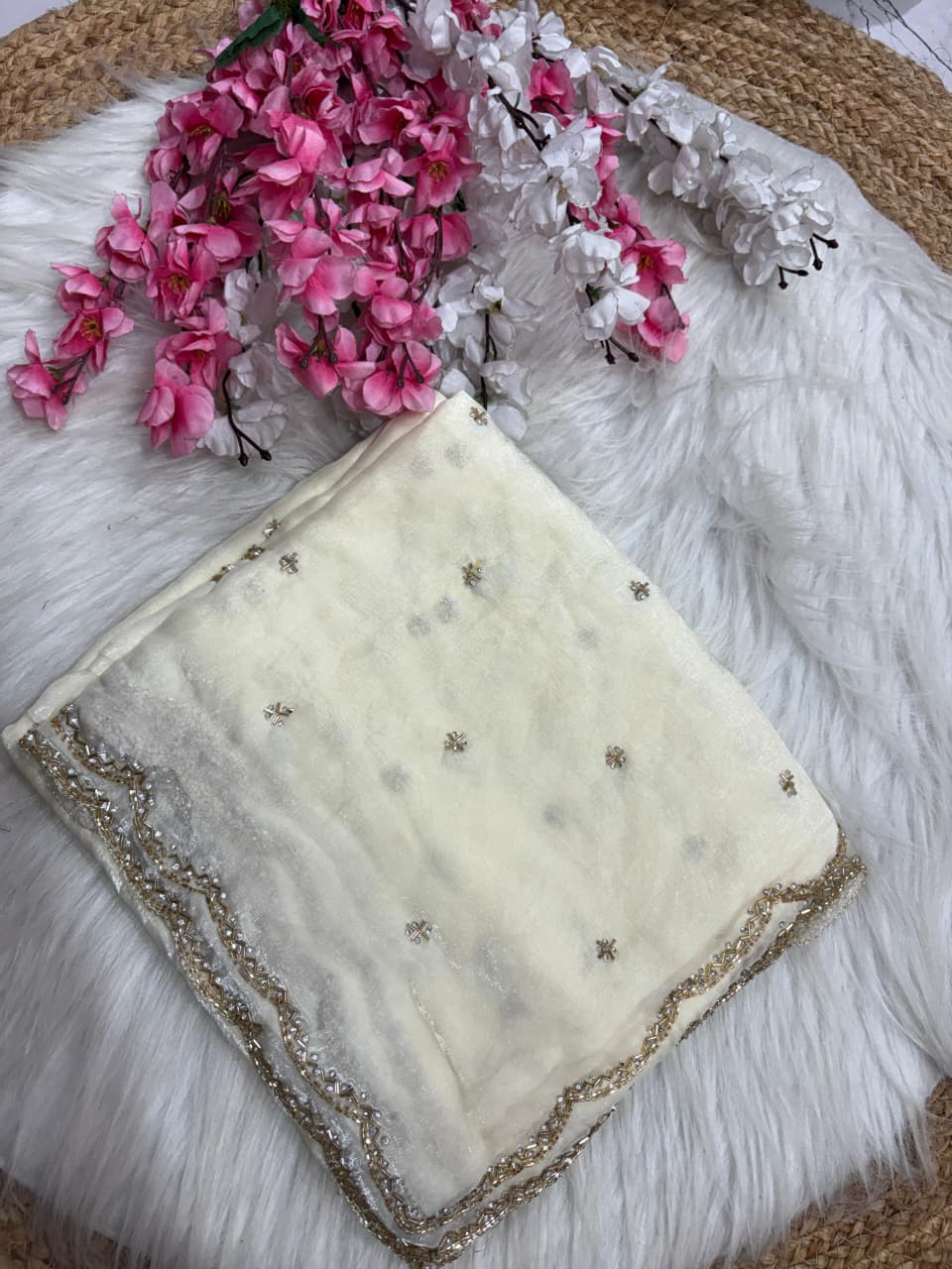 Space silk 2 line sarees