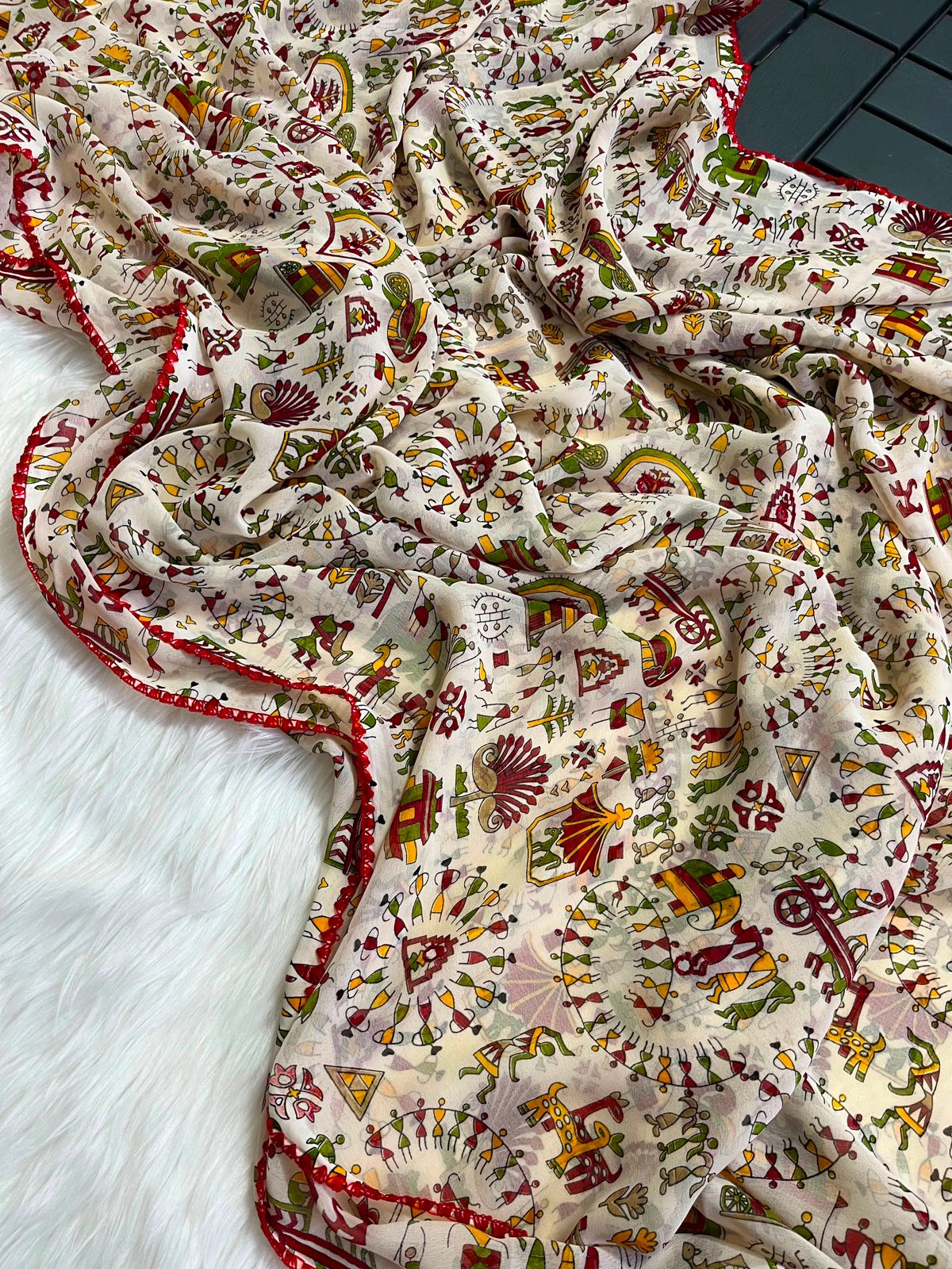 Premium georgette sarees