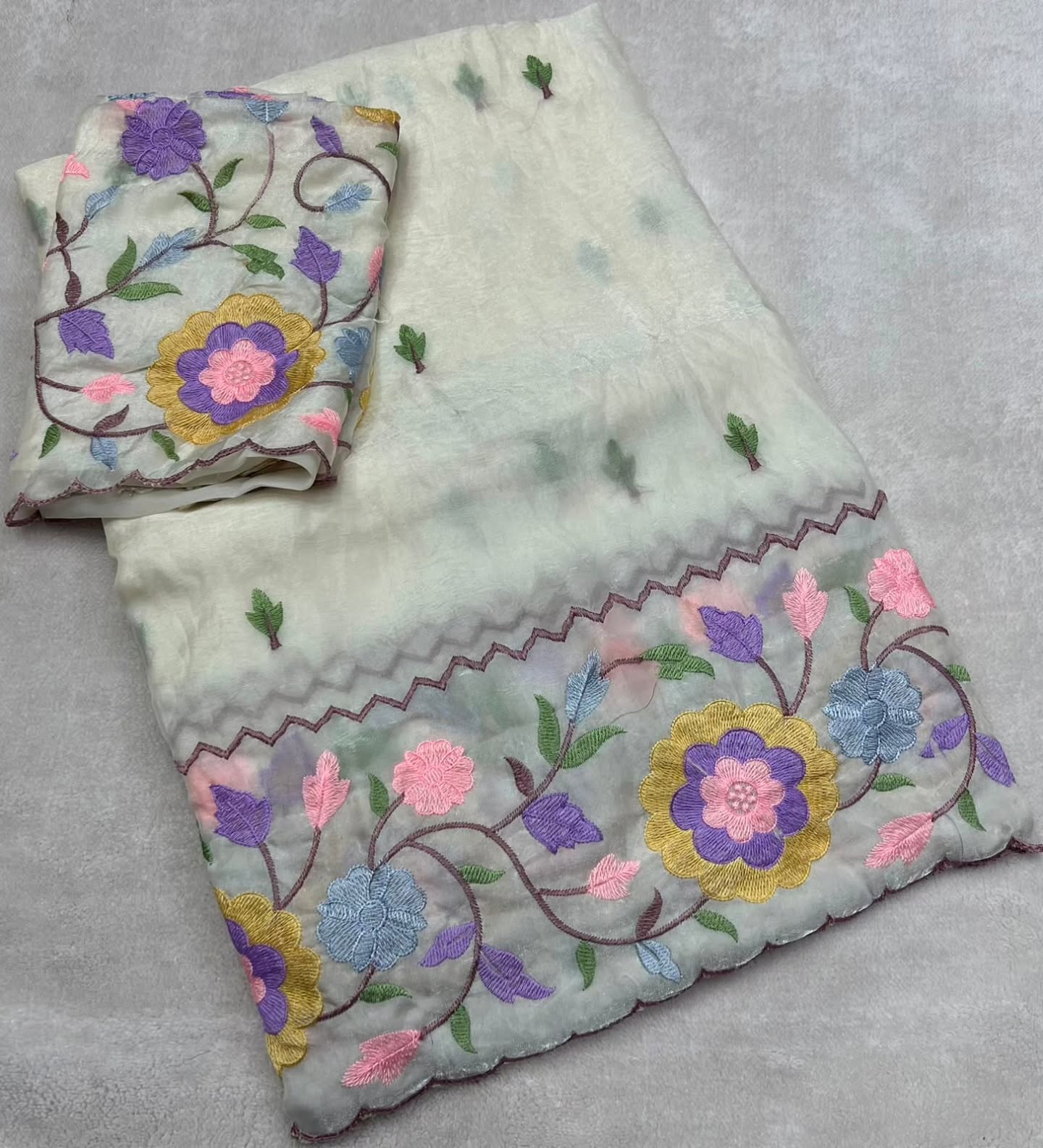 Space silk Embroidery