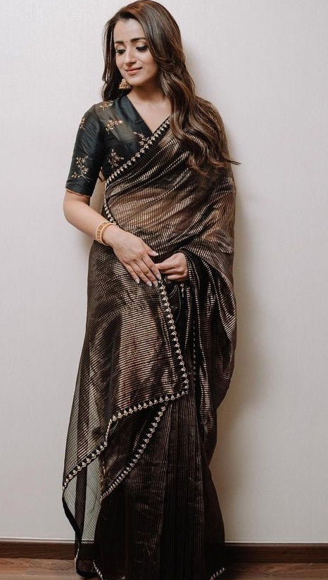 Trisha inspired saree