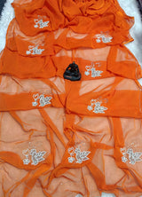 Chiffon Handwork sarees