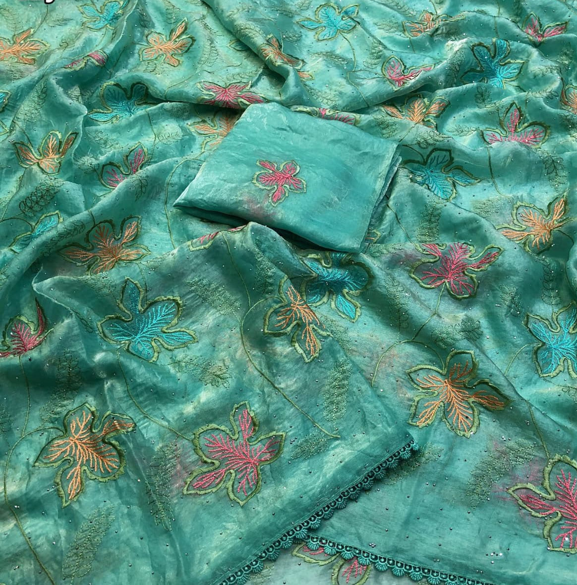 Floral Space silk saree