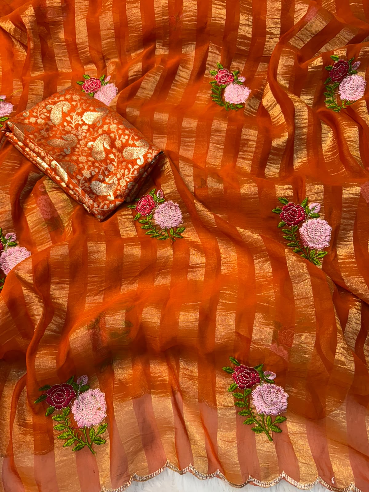 Sufi crush saree