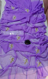 Chiffon Handwork sarees