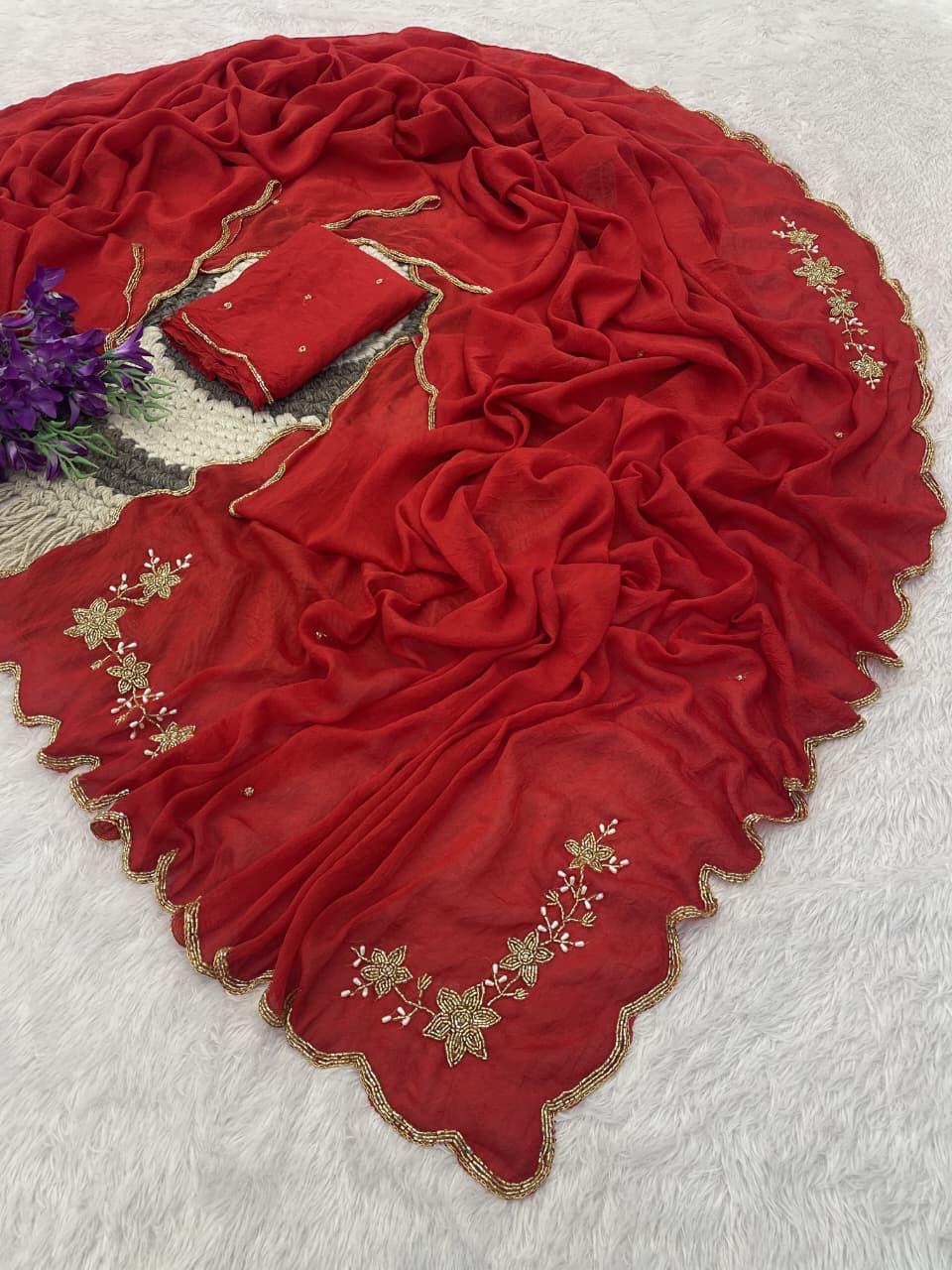 Ranngoli crushed sarees