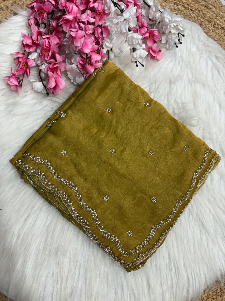 Space silk 2 line sarees