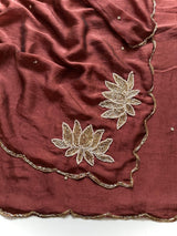 Ranggoli Crush handwork saree