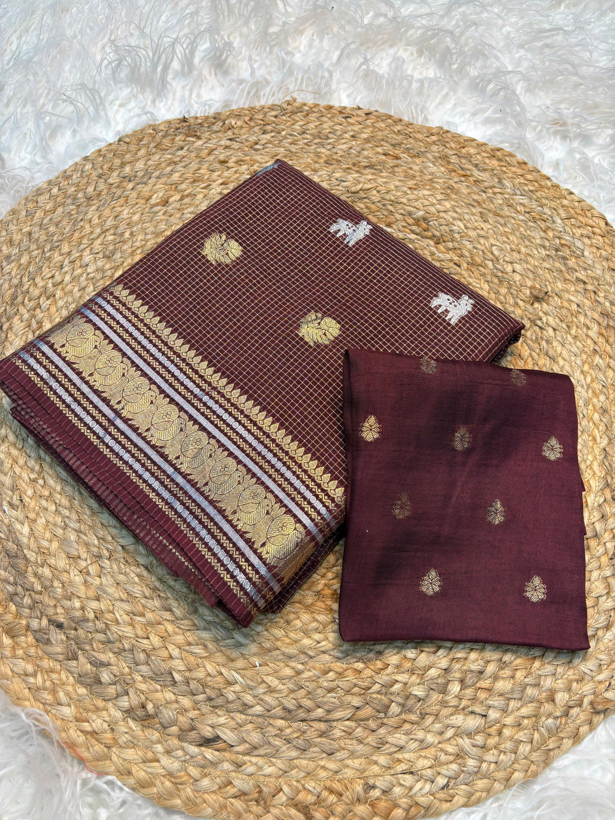 Small chex sarees