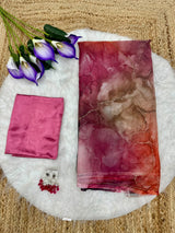 Tabby silk saree