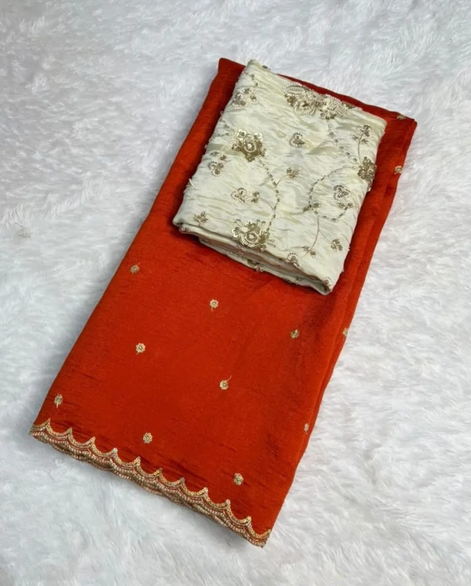 Vichitra silk