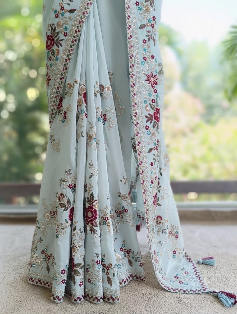 Faux Georgette Sarees