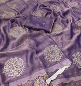 Premium moss floral saree