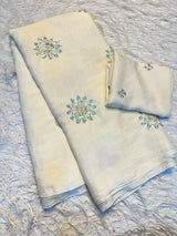 Rangoli crush Saree With sequin Beads work