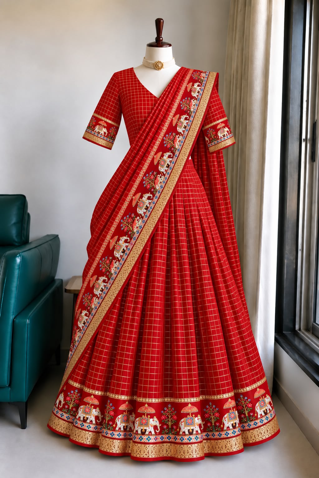 Viscouse georgette lehenga
