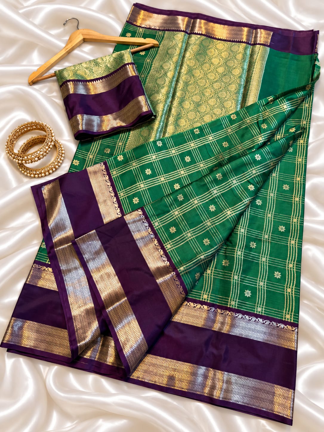 Banarasi katan saree