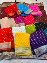 Viscose Georgette Sarees