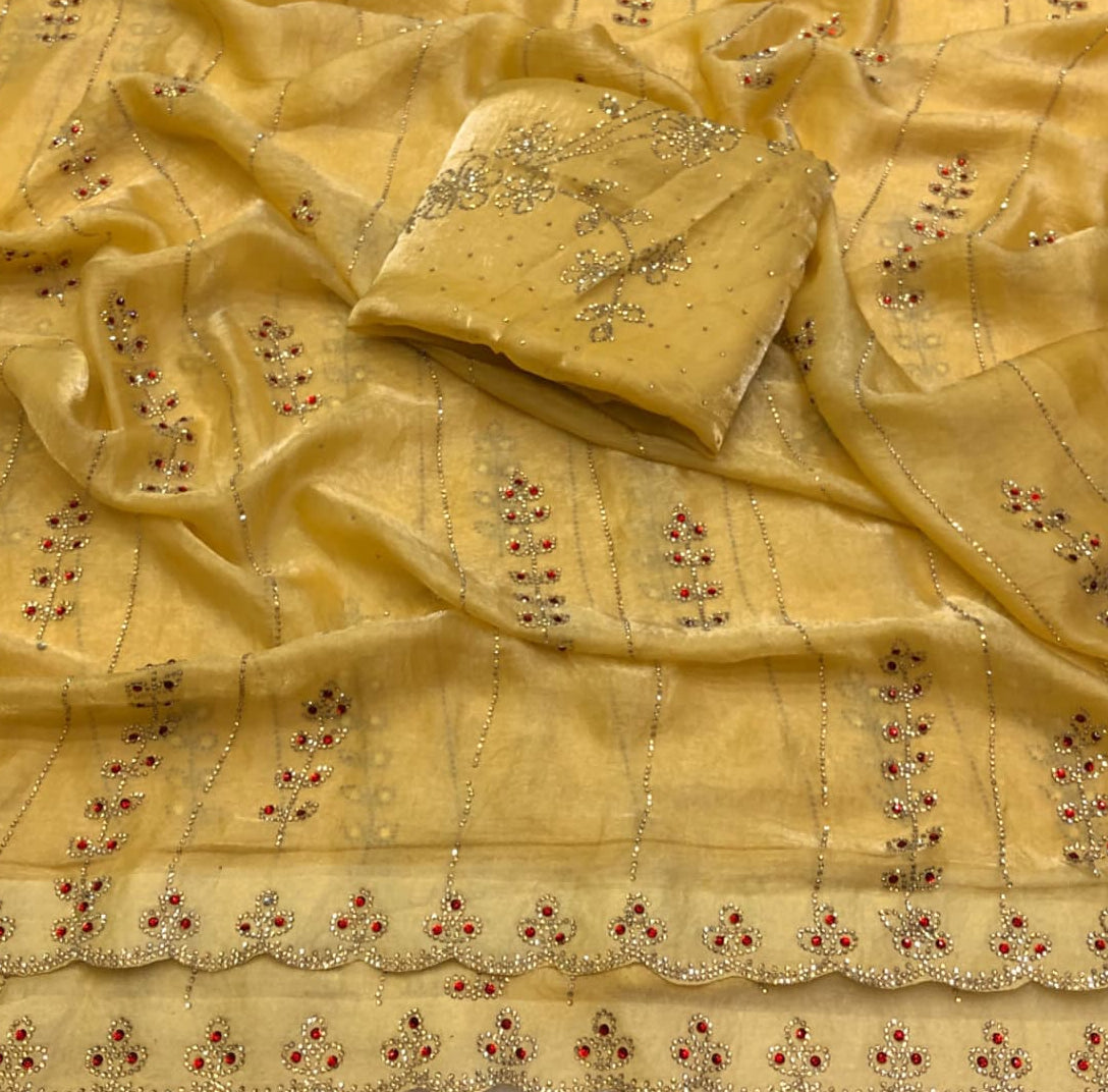 Space silk premium Jharkhan work