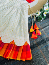 Kerala Sunrise Bloom Kids Lehenga