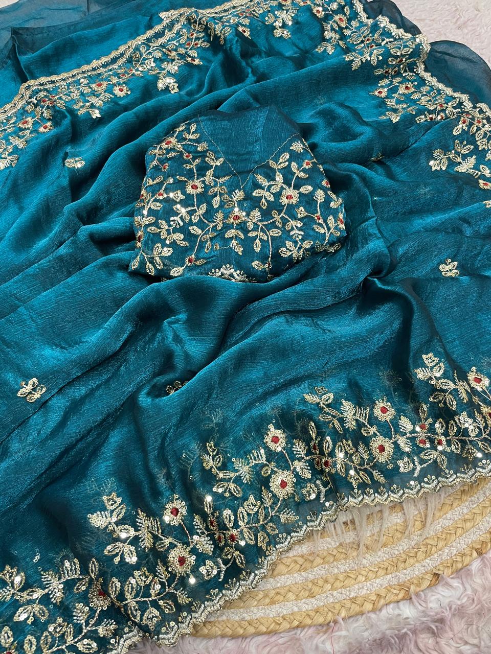 Space silk Chiffon Dual ton