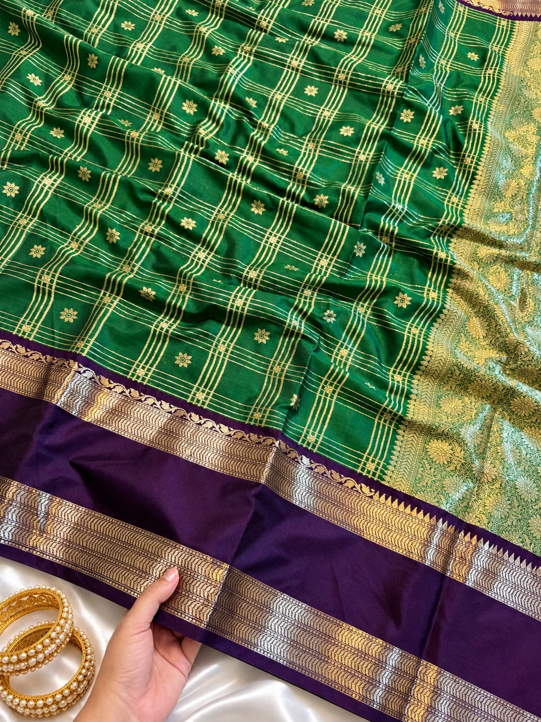 Banarasi katan saree