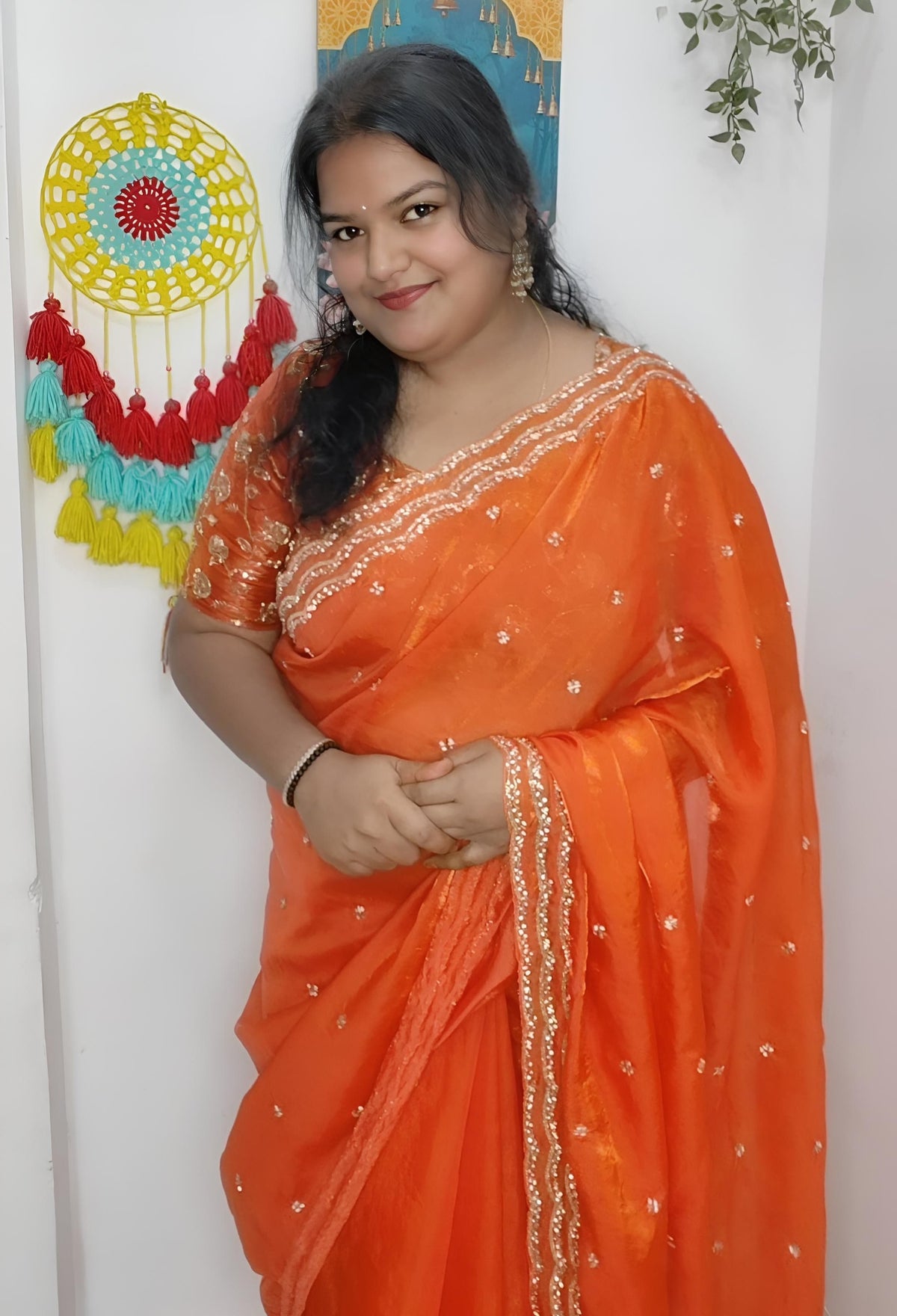 Space silk 3 Line sarees