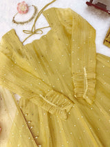 Designer Gown with Pent Set – Elegant Ethnic Wear