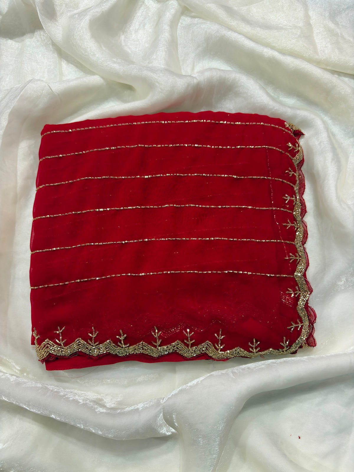 Lines cardana work sarees
