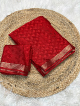 Pure mysore crepe self weaving